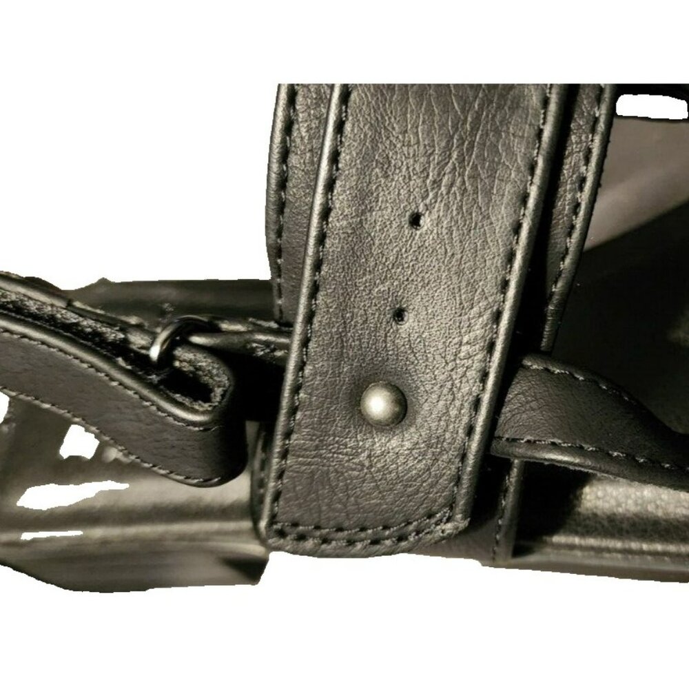 Frye and Co. Cassia Flat Sandals Black Adjustable Strap Size 6 M - Picture 6 of 9